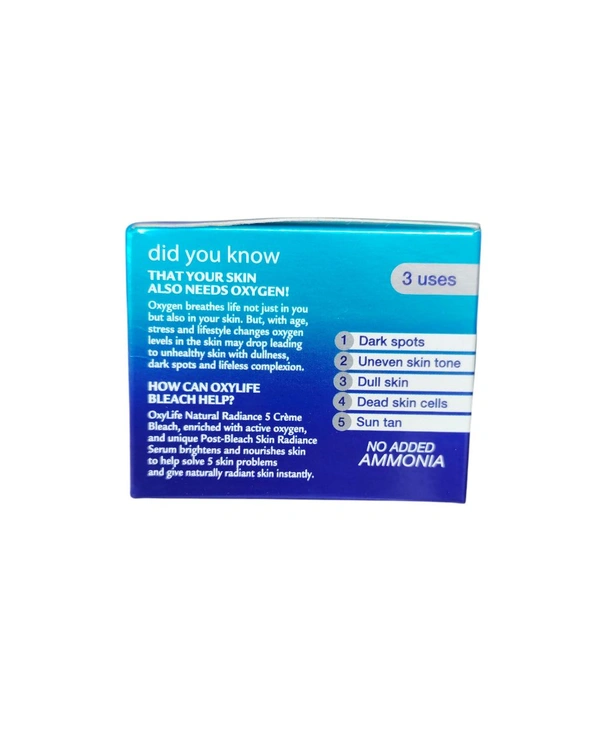 Dabur India Ltd. Oxylife Natural Radiance 5 Cream Bleach - 27 gm.
