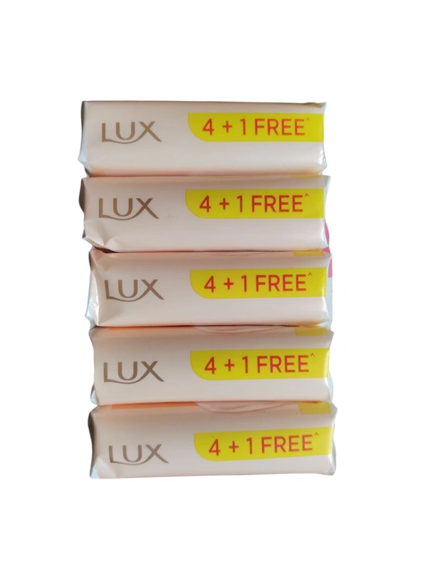 Hindustan Unilever Limited. Lux Jasmine Soap - 4 Units × 100 gm + 1 Unit × 100 gm Free.