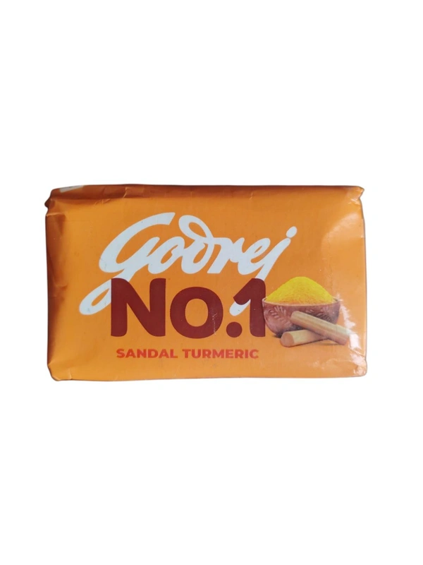 Godrej. No.1 Sandal Turmeric Soap - 4 Units × 100 gm + 1 Unit Free = 500 gm.
