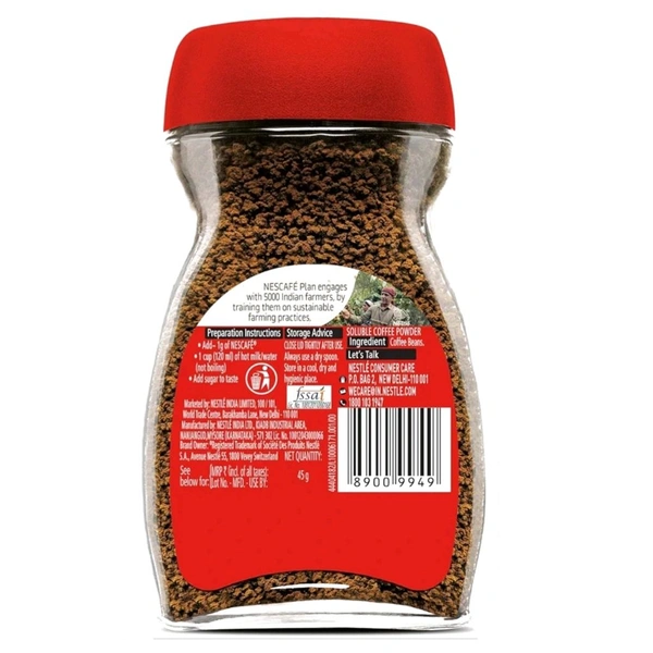 Nestle. Nescafe Classic Coffee - 45 gm.