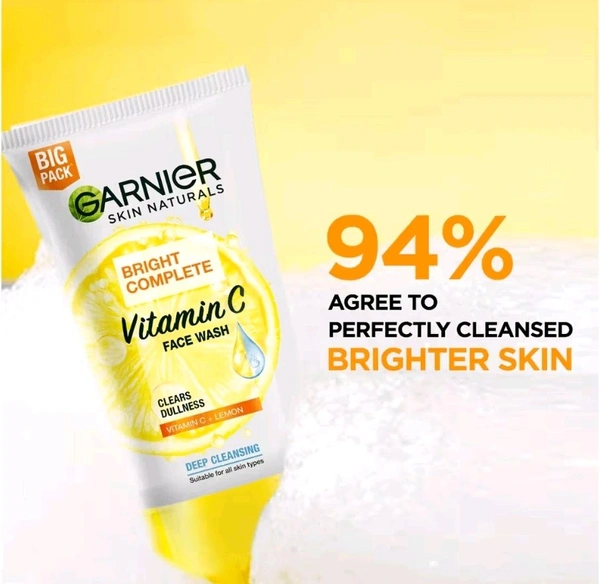 L'Oréal. Garnier Vitamin C Face Wash - 150 gm.