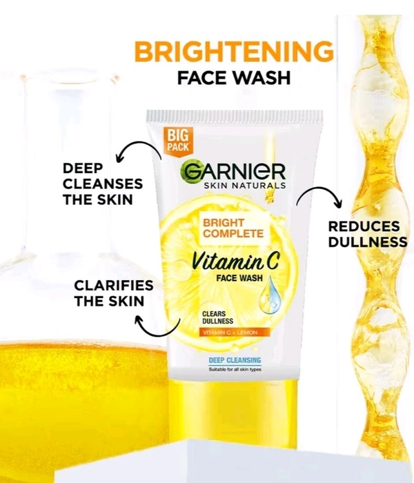 L'Oréal. Garnier Vitamin C Face Wash - 150 gm.