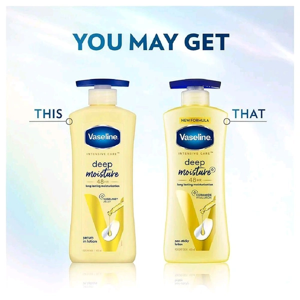 Hindustan Unilever Limited. Vaseline Deep Moisture+ 48 HR - 400 ml.