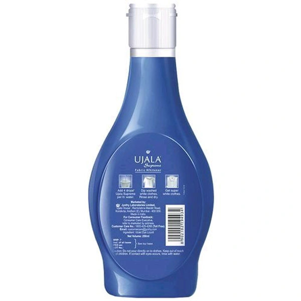 Jyothy Labs Ujala Supreme Fabric Whitener - 250 ml.