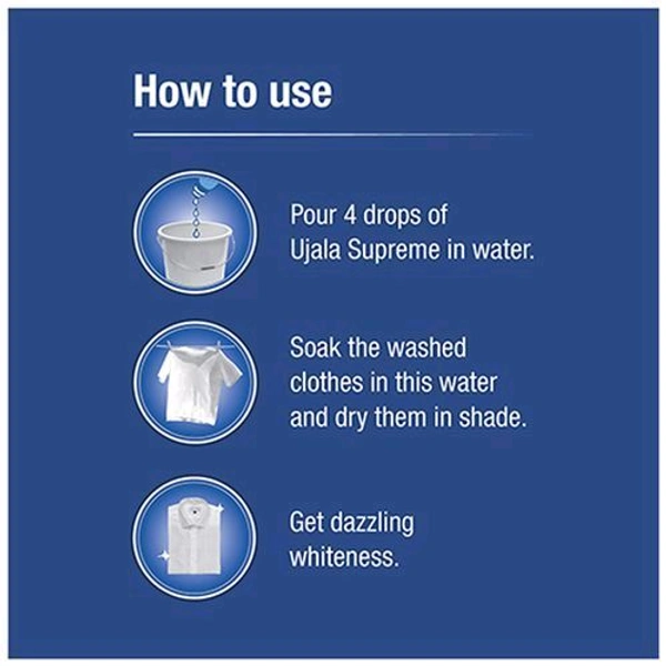 Jyothy Labs Ujala Supreme Fabric Whitener - 250 ml.