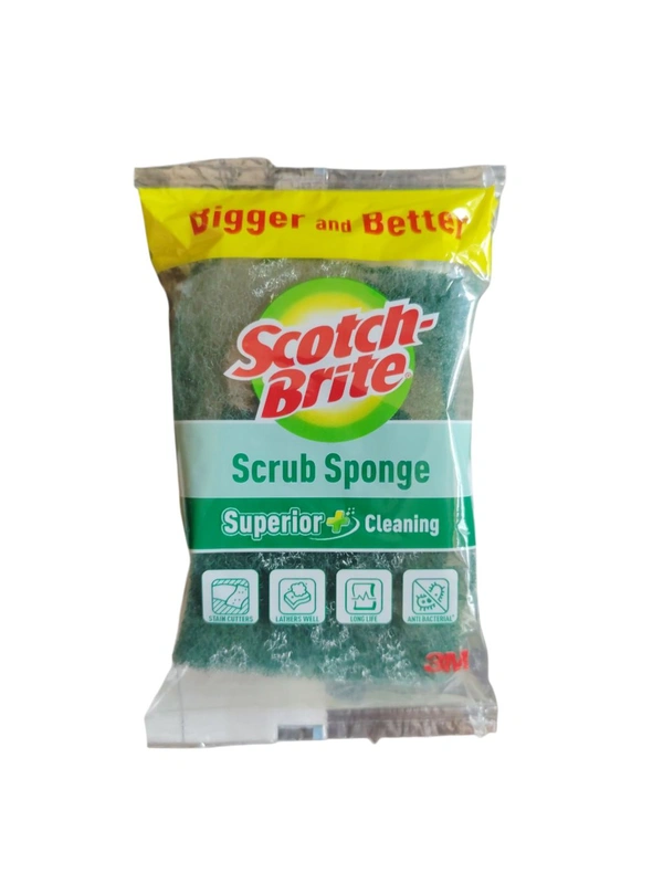 3M India. Scotch-Brite Scrub Sponge - 1N.