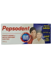 Hindustan Unilever Limited. Pepsodent Toothpaste Set - 2 Ă— 150 gm = 300 gm.
