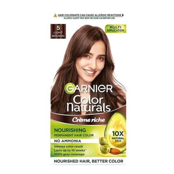 L'Oréal. Garnier Natural Light Brown Hair Colour No. 5 - 70 ml + 60 gm.