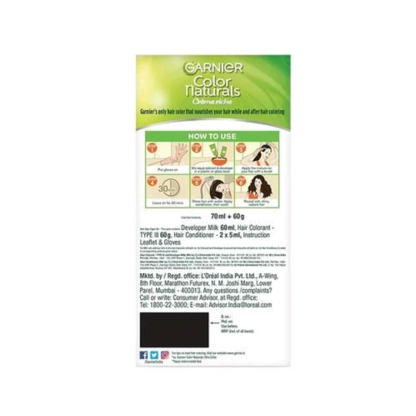 L'Oréal. Garnier Natural Light Brown Hair Colour No. 5 - 70 ml + 60 gm.