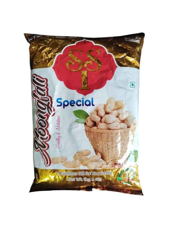 SS1 SS-1 Special Moongfali - 1 Kg + 10 gm.