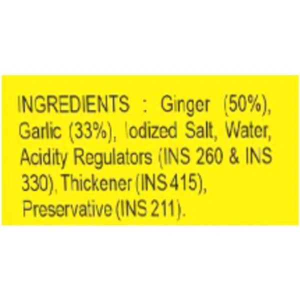 Nilons Enterprises Pvt Ltd. Nilon's Ginger Garlic Paste - 200 gm. - 200 gm.