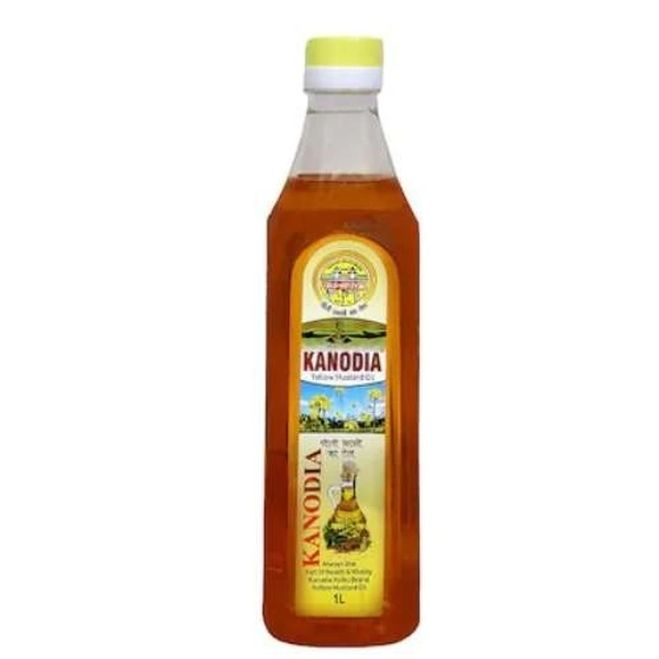KANODIA YELLOW MUSTARD OIL 1 LITRE - 1 LITRE