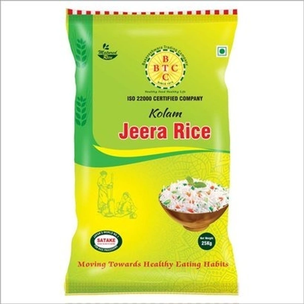 Btc Kolam jeera rice - 26 KG
