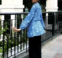 Blue Short Kurti | Trending  - Jordy Blue, XL