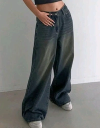 High Waist Denim Jeans | Trending  - Smoky, 26