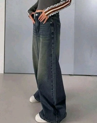High Waist Denim Jeans | Trending  - Smoky, 32