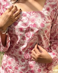 Trending Bell Sleeve Printed Short Kurti  - Illusion, Xs