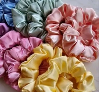 Pack Of 24 / Premium Satin Scrunchies  - Medium