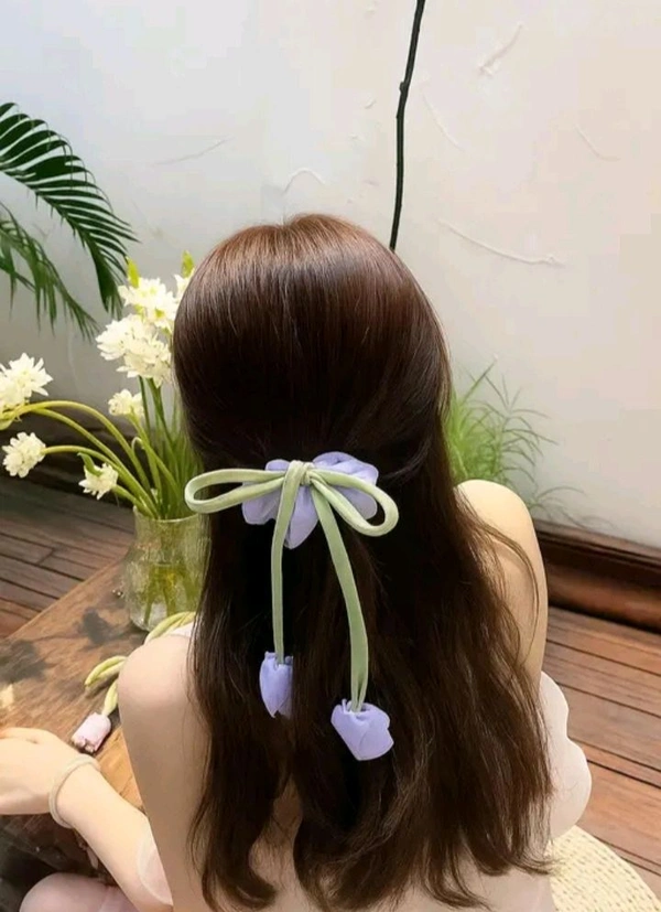 Pack Of 6 Tulip Scrunchies 