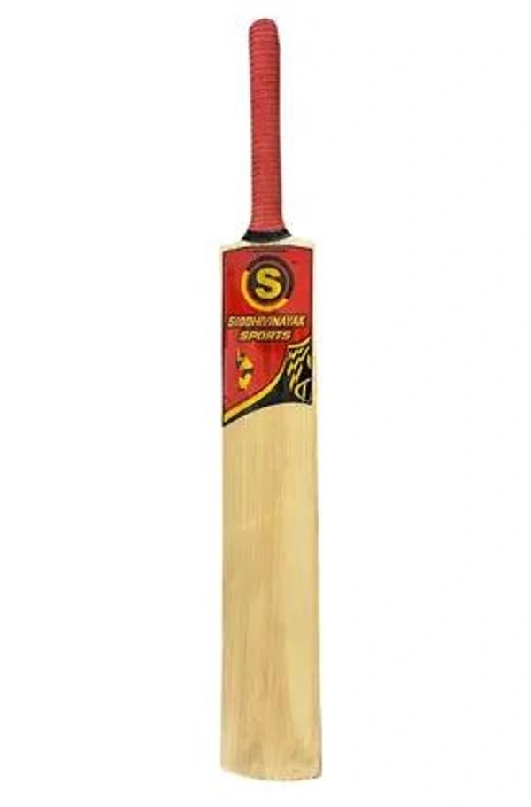 SVS Professional Tennis Kashmir Willow Cricket Bat Size 8, White