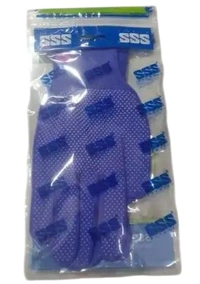 SVS Anti-skip PVC Tennis Batting Gloves - Free, Blue