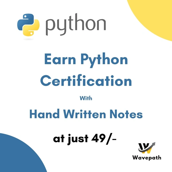 Python Full Course with Certification & Hand Written Notes Material.