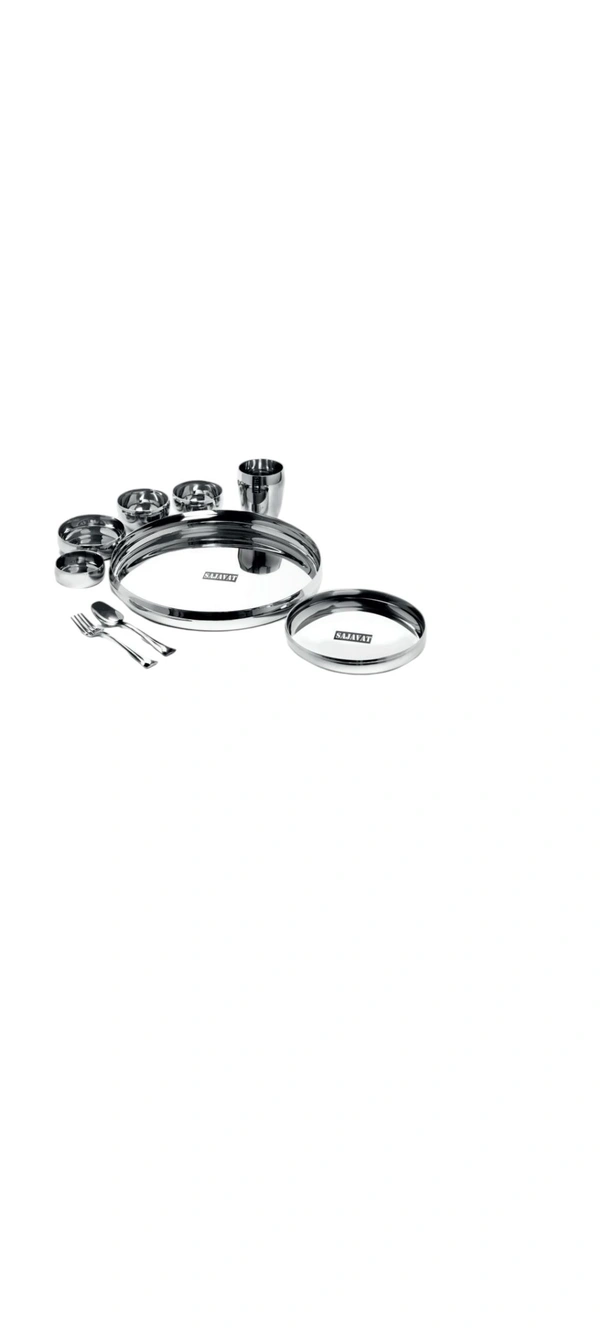 SAJAWAT Stainless Steel 54 Pcs Dinner Set - Base Variant
