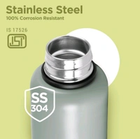 Milton Aura Hot & Cold Water Bottle 500 Ml - Silver
