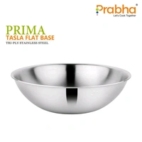 Prabha Prima Triply Tasla Flat Base Without Lid - 2.2L