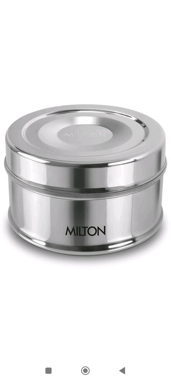 Milton Steel Snake Stainless Steel Tiffin, Steel Plain One Container Lunch Box - Big