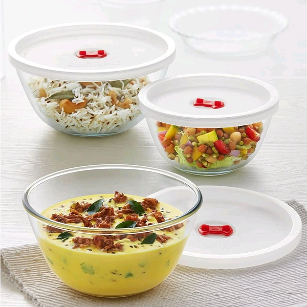 Borosil Mixing Bowl Set Of 3