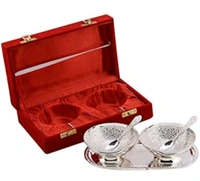 German Silver Bowl Set