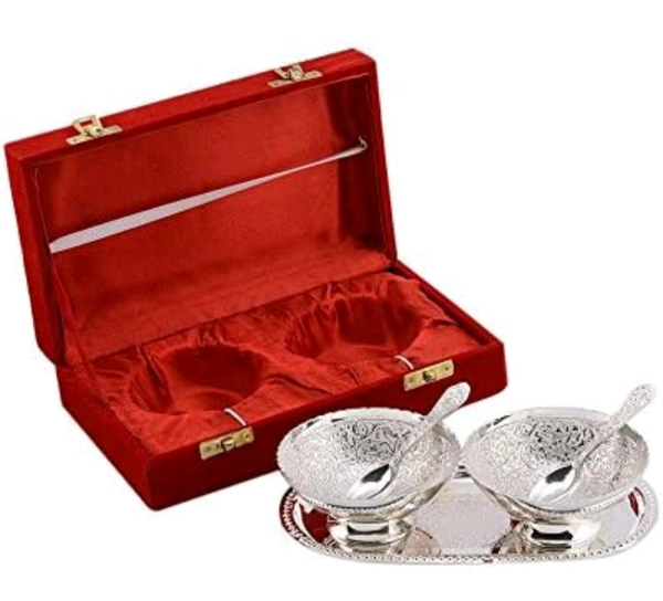 German Silver Bowl Set