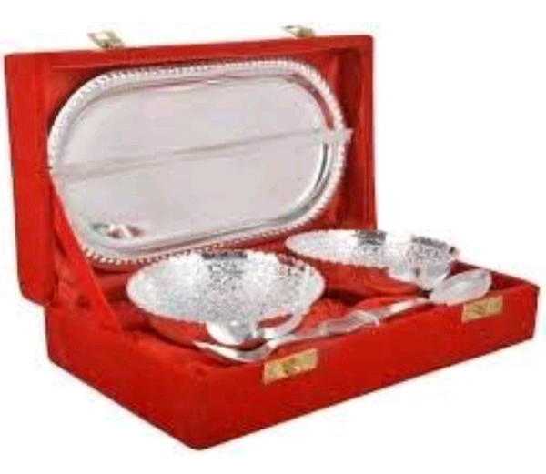 German Silver Bowl Set