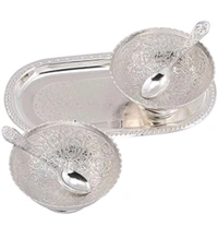 German Silver Bowl Set