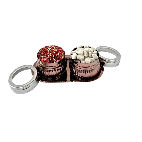 Rose Gold Mukhwas Set Of 2