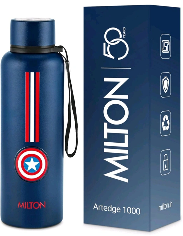Milton Marvel Captain America Artedge Water Bottle - 1000ml