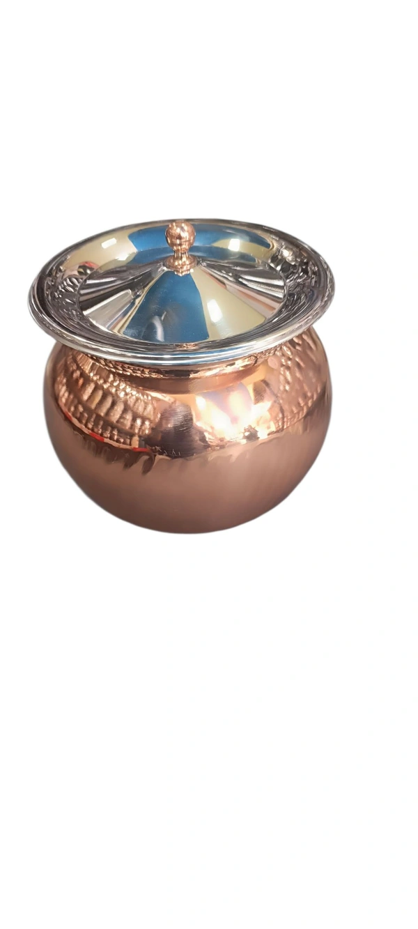 Top Cook Stainless SteelRose gold Handi With Steel Lid