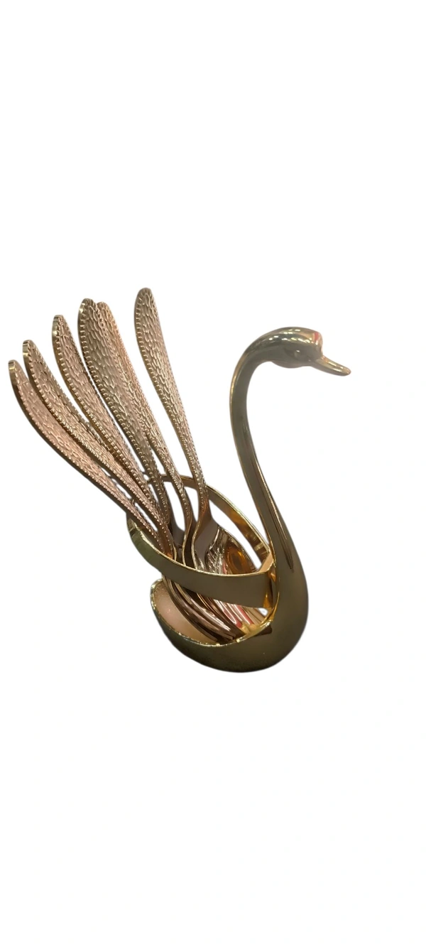 PVD Spoon Set With Stand