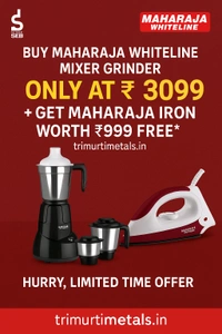 Maharaja Flora Dlx 550W Mixture With Iron Combo