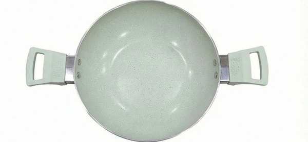 Milton Pro Cook Ceramic Kadhai With Glass Lid - 24cm