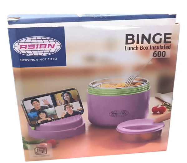 Asian Binge Insulated Lunch Box 600