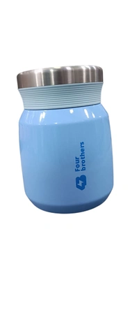 Four Brother Stailess Steel Airtight & Leakproof Sambar and Soup Jar 300ml - Your Pink