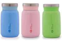 Four Brother Stailess Steel Airtight & Leakproof Sambar and Soup Jar 500ml - Your Pink