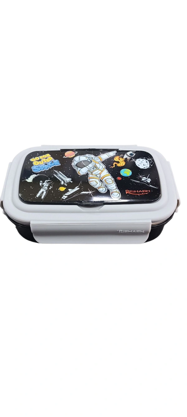 Rishabh Flip Style Dlx School Lunch Box