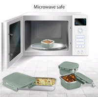 Milton MILTON Lush Lunch Box 1 Stainless Steel Container + 2 Microwave Safe, Cool Touch Body SS Container I BPA Free I Stylish Durable Jacket I Ideal for Office, School, Outdoor, Picnic - Black