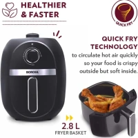 BOROSIL Borosil Best Air Fryer 2.8 Ltr