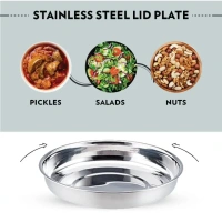 BOROSIL Borosil Carry Fresh Stainless Steel Lunchbox Set of 3
