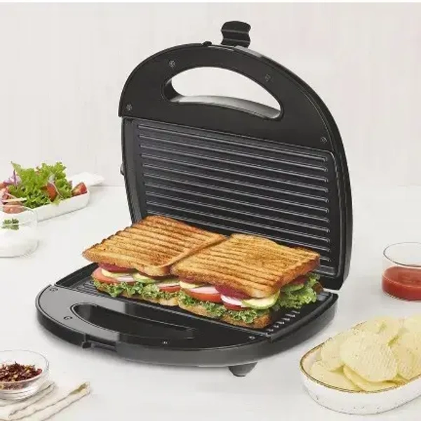 BOROSIL Neo Grill 2.0, 750 Watt, Bread Sandwich Maker, Makes 2 Sandwiches - Base Variant
