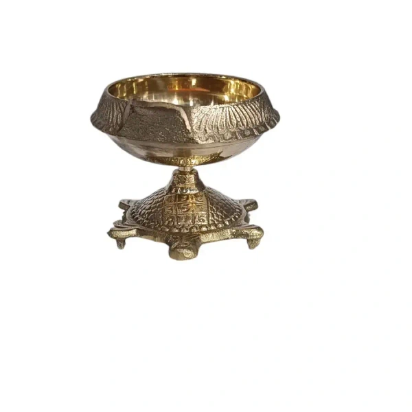 Brass Antique Tortoise Diya